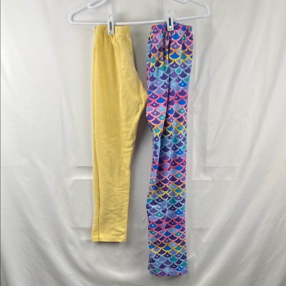 Girl’s Pants - 2 Pack - Yellow - Mermaid - Size 10